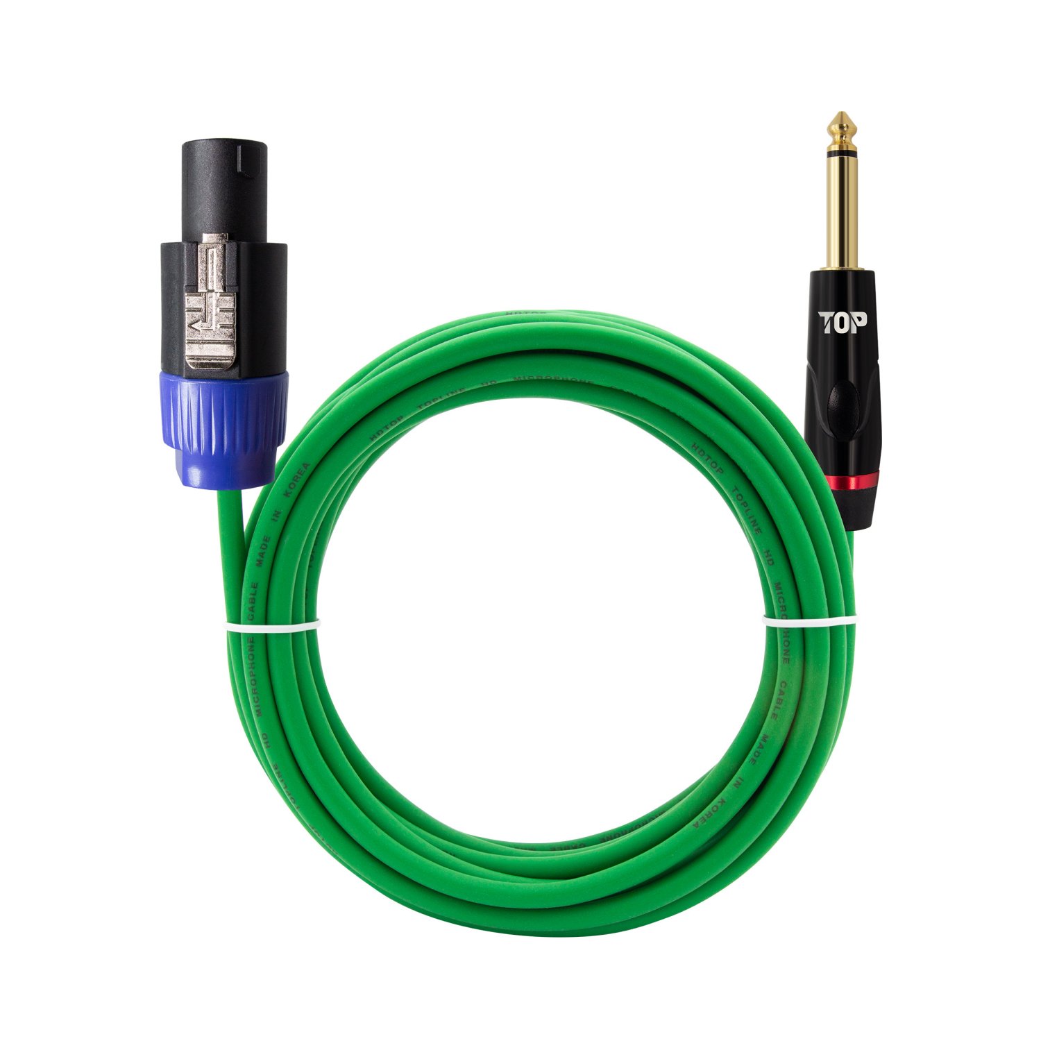 스피콘 to 5.5 모노 케이블 블랙그린