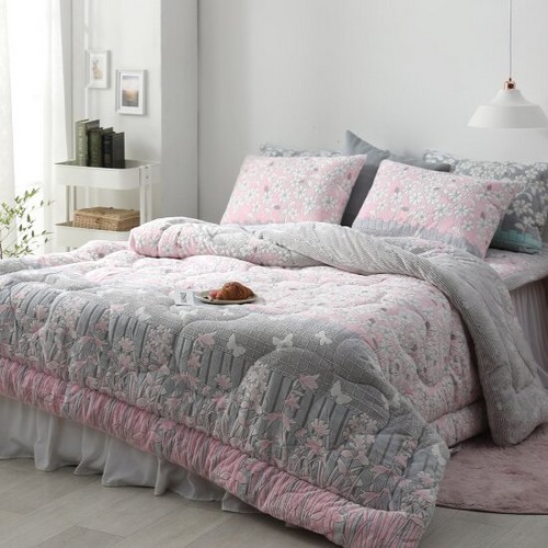 착번 밍크극세사 두꺼운 부드러운 겨울 차렵이불