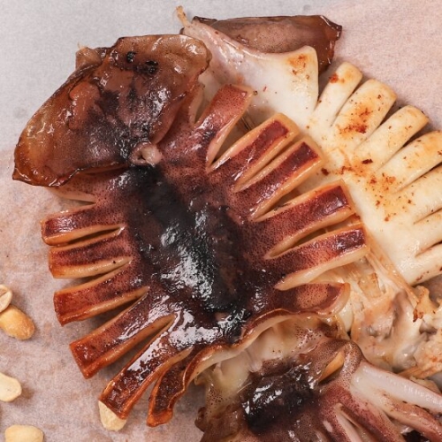 구룡포 반건조 오징어 5미 특특대 900g