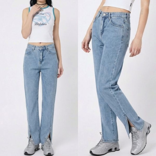 비틀버드 여성 스판 후크 일자 롱 슬랙스 JEB-10068