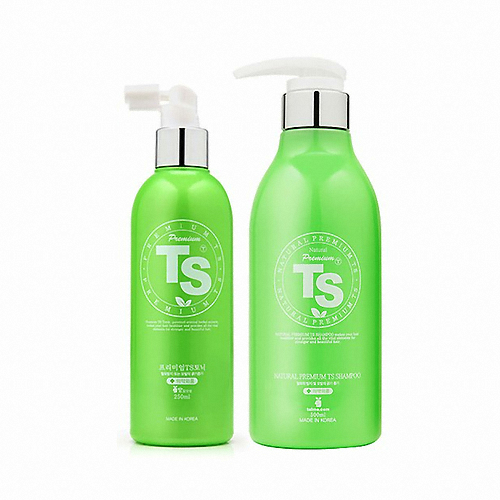 TS 프리미엄 TS 토닉+내추럴 샴푸 2종 세트_이미지