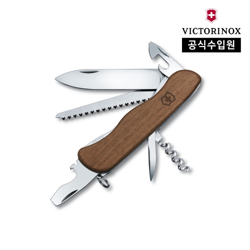 포레스터 우드 라지 포켓 스위스 아미 나이프 월넛 0.8361.63