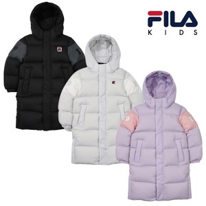 휠라키즈 헤리티지 롱 다운 FK2DJE4110X BLK