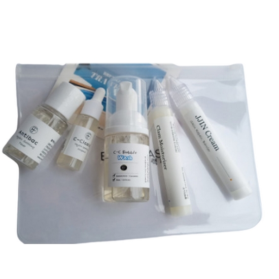 블랙퍼스킨 수부지 민감성 트래블 키트 5종 세트이미지입니다. 누르면 해당 게시물로 새창이동합니다.