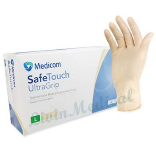 메디컴 세이프터치 울트라그립 라텍스 의료용 장갑 (100매)_이미지