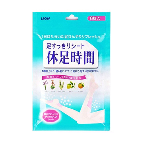 CJ라이온 휴족시간 6매 (1개)