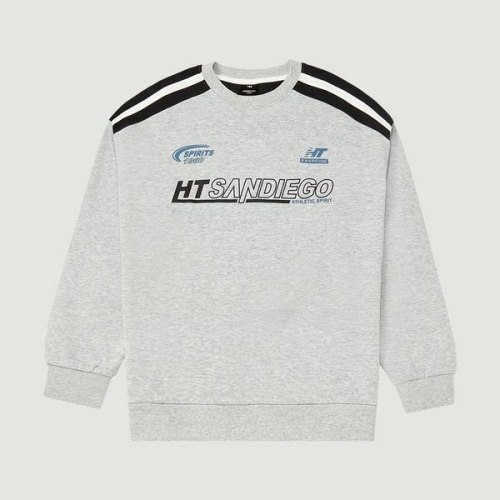  행텐 틴즈 남아 샌디에고 숄더 배색 테이프 맨투맨-HC0311448065207