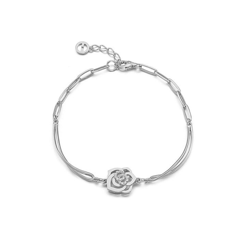 아델라 18k 메리엘 로즈 팔찌 화이트골드 BGRS400W-18k_MA