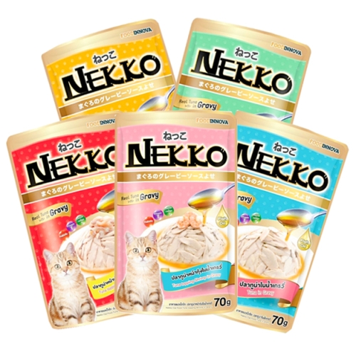  네코 참치토핑 치어 파우치 70g [12개]