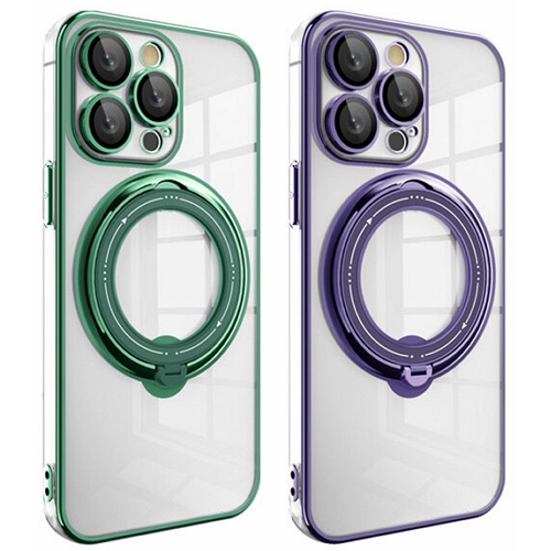 베켄 베락스 아이폰SE3 마그네틱 무선충전 스탠딩 컬러라인 클리어 젤리 케이스_이미지