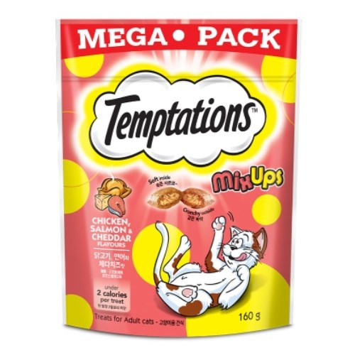 믹스업 메가팩 닭고기&연어&체다치즈 160g