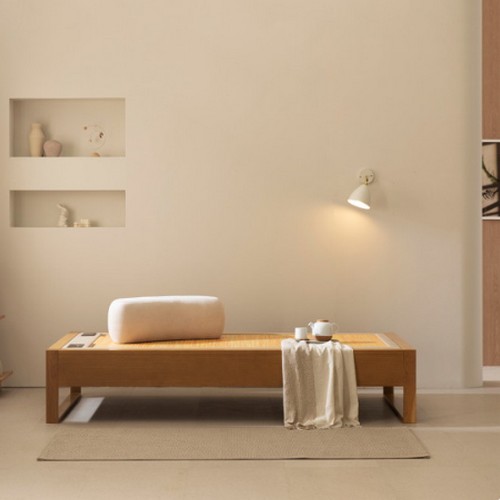 흙표흙침대 플린 소파베드 흙소파 MS (황토)_이미지