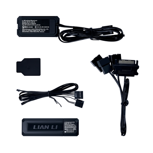 리안리 UNI FAN SL-INF Wireless 120 (3팩, 블랙)_이미지