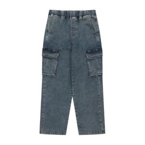 소이어패럴 에꼴리에 세이브존07 와이드 입체카고 블루진 24C1207 S41293384