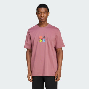 아디다스 포지티비티 세이프 그래픽 반팔 티셔츠 IY0734