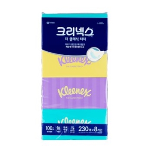  크리넥스 더 클래식 터치 230매 (8입) [1팩(8입)]