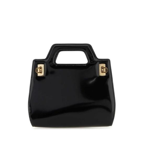 살바토레페라가모 페라가모 살바토레 여성 블랙 Wanda 미니 레더 토트백 213485760