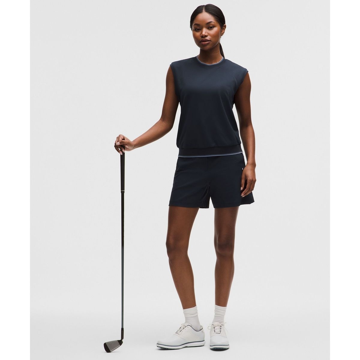 룰루레몬 LULULEMON 스트레치 트윌 골프 쇼츠 5inch TRNV LW7DPAS-031382 274761