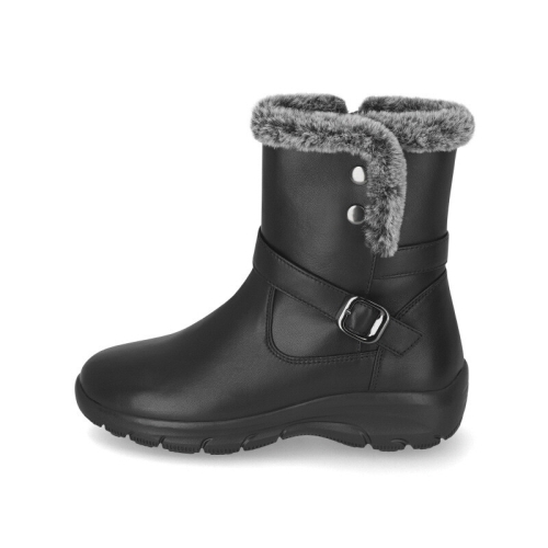 경량 쿠션 방한 퍼 기모 여성 부츠 1XWA35XP-GN