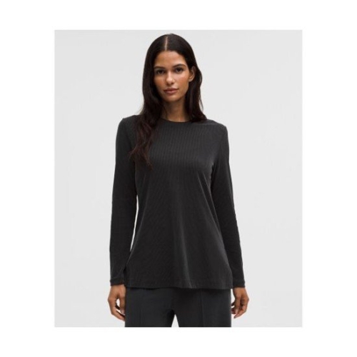 룰루레몬 LULULEMON 리브드 드레이피 Softstreme 롱슬리브 튜닉 BLK LW3JJJS-0001 362031이미지입니다. 누르면 해당 게시물로 새창이동합니다.