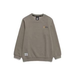 내셔널지오그래픽 키즈 K243USW960 ESG 그래픽 맨투맨 BONE_이미지