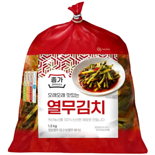 종가 열무김치 1.5kg이미지입니다. 누르면 해당 게시물로 새창이동합니다.