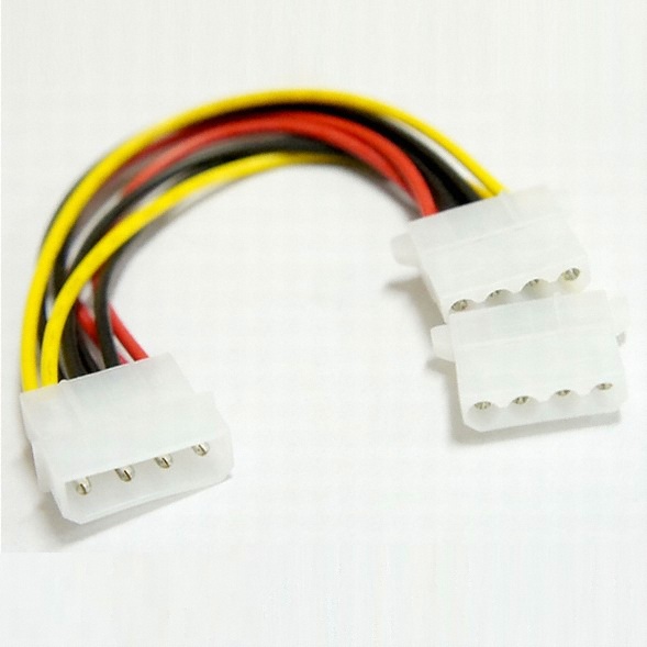 CABLEMATE IDE to IDE 2구 전원 케이블 (15cm)_이미지