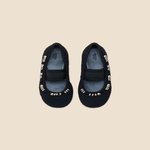 슈콤마보니 Lumpy 플랫 DG1DA24515BLK_이미지