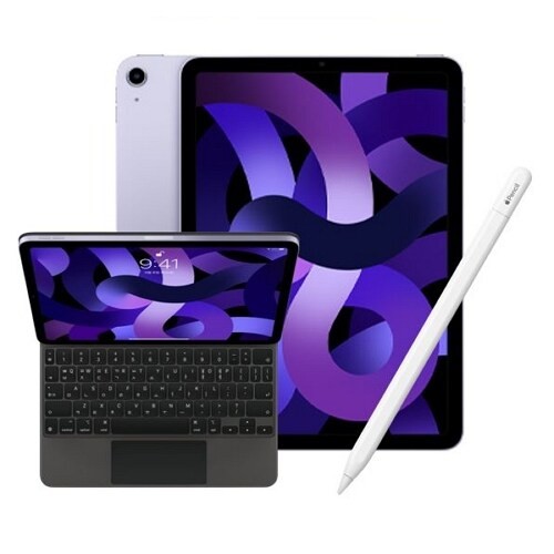 APPLE 2022 iPad Air 5세대+애플펜슬 C타입,매직키보드 (64GB)_이미지
