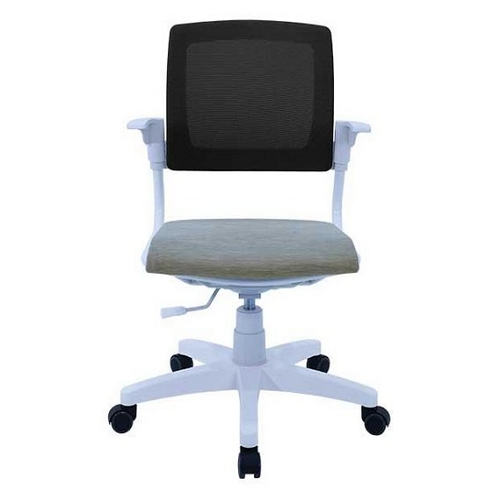 탑체어 CNS T160 화이트 사무용 메쉬 의자 (팔걸이포함)