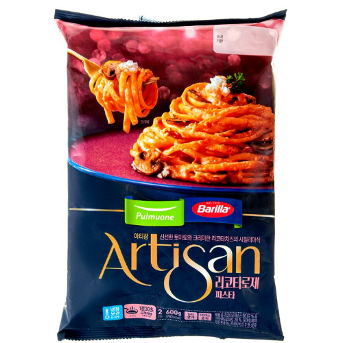 풀무원 아티장 리코타 로제 파스타 2인분 600g (1개)_이미지