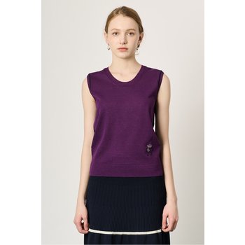  BCBG 여성 컬러배색 테니스 슬리브리스 B3M4K310