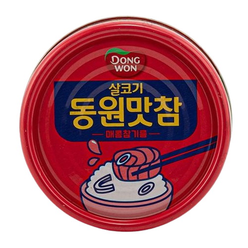 동원F&B 살코기 동원맛참 매콤참기름 90g (4개)