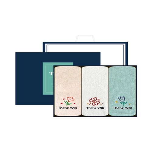 송월타월 땡큐 플라워 30수 130g 선물세트 [3장]