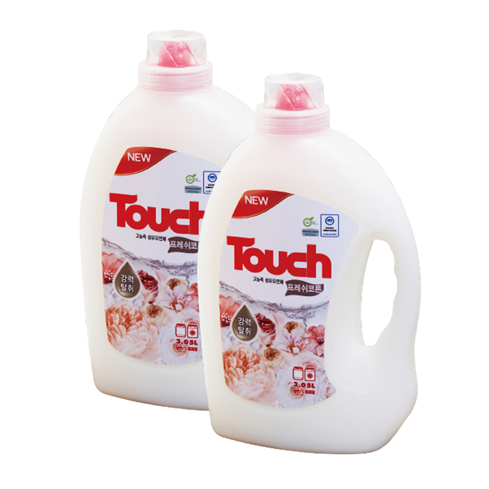 ㅤ터치 고농축 섬유유연제 프레쉬코튼 3.05L (4개)_이미지