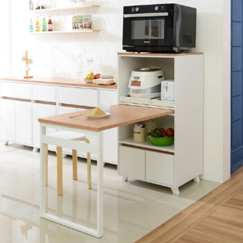 라샘 허니 2레일 렌지대겸 2인용식탁 1200_이미지