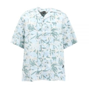 오클리 맨즈 Printed 반팔 셔츠 FOA406860-5AP 옐로우 화이트 308858