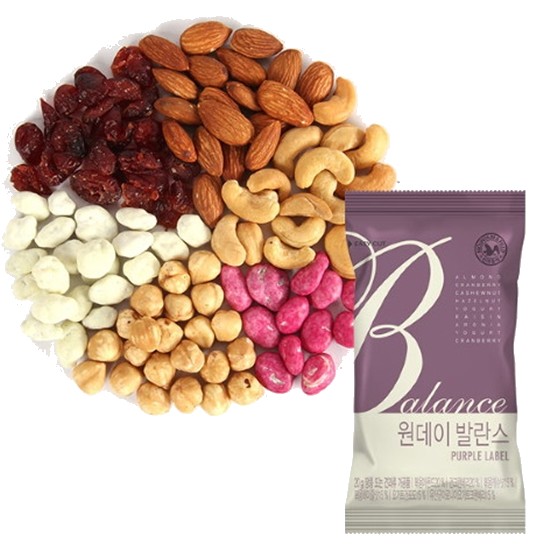 산과들에  원데이 발란스 퍼플 20g (100개)