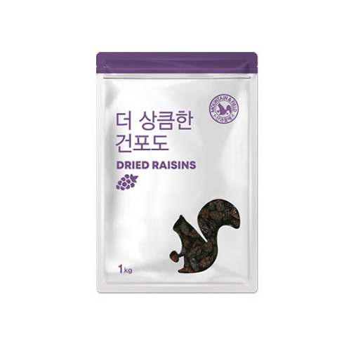 산과들에 건포도 1kg (1개)
