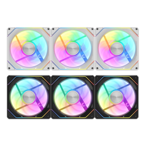 darkFlash Gauss G24R 마그네틱 ARGB 리버스 (3팩, 화이트)_이미지