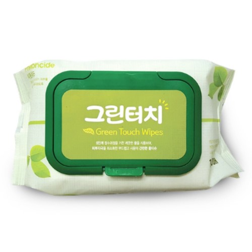태광유통 장원 그린터치 물티슈 캡형 100매 (5팩)
