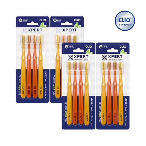 크리오 엑스퍼트 교정용 칫솔 (16개)