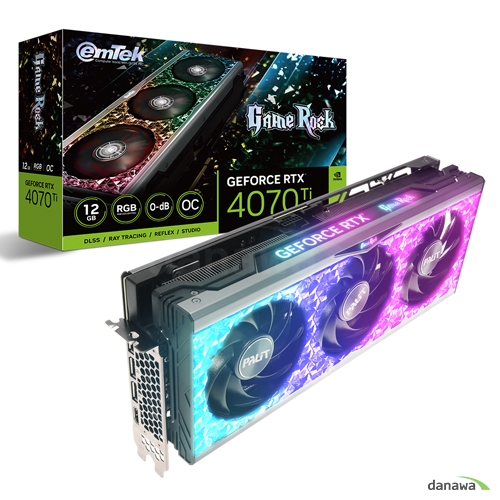 이엠텍 지포스 RTX 4070 Ti GAMEROCK OC D6X 12GB