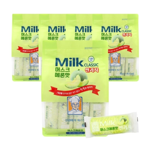 밀크 클래식 쌀과자 머스크메론맛 240g