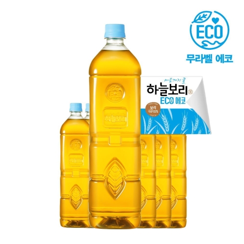 웅진식품 하늘보리 에코 무라벨 1.5L (6개)