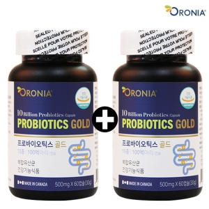 오로니아 프로바이오틱스 골드 복합 유산균 60캡슐 (1개)