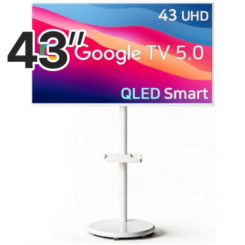 스카이뷰 43인치 4K UHD QLED 이동형 패키지_이미지