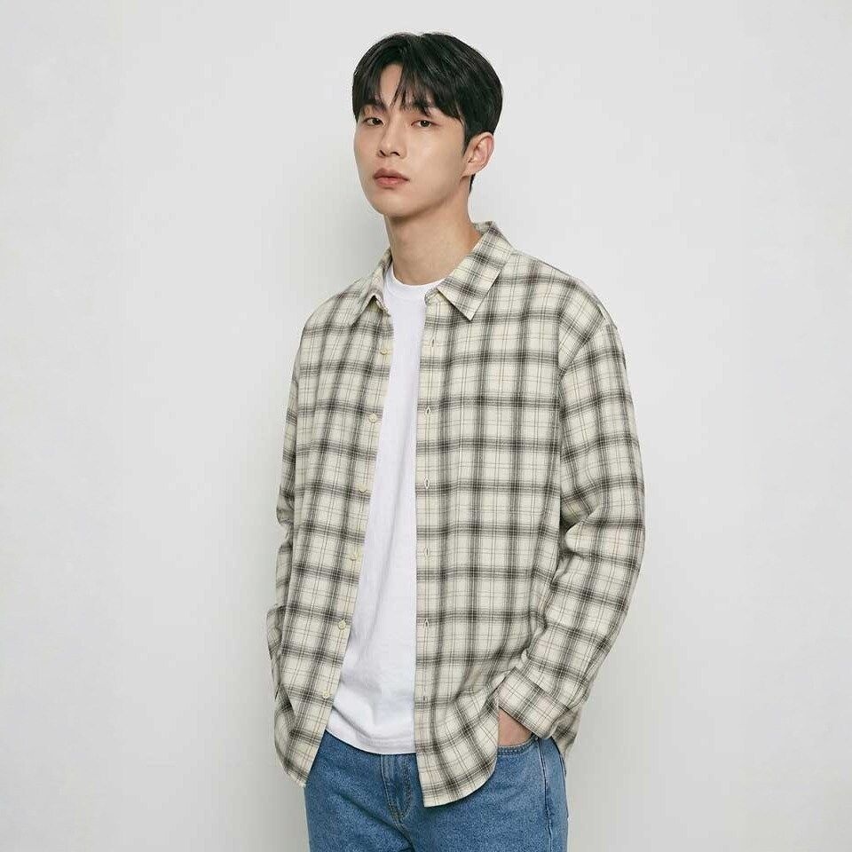 공용 체크 루즈핏 셔츠_112 10580-020-603-09