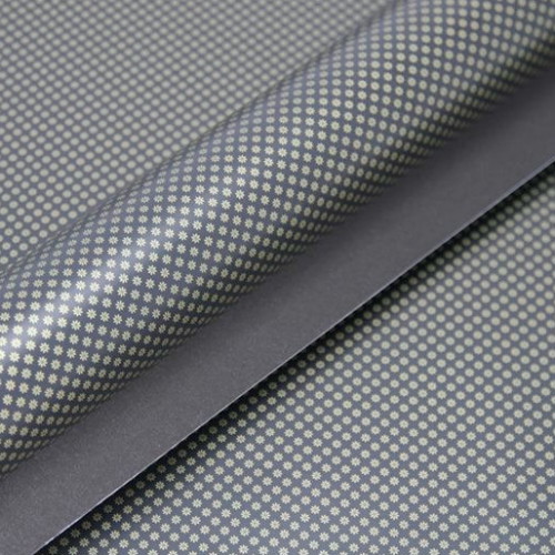 제일 골드플라워 종이롤 포장지 (검정)