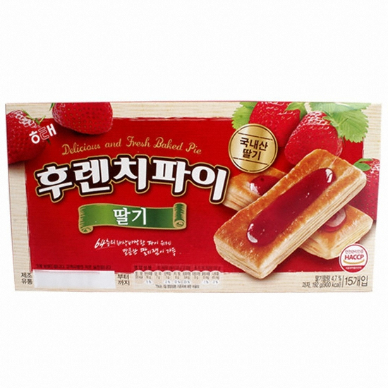 해태제과 후렌치파이 딸기 192g